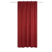 HOMEbasics Verdunklungsschal ¦ rot ¦ Maße (cm): B: 135