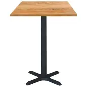 Restootab - Stehtisch Dina 60x60cm Dekor Eiche slovene