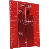 Leica 758831 - Zieltafel für Linienlaser und Laserdistanzmesser, rot