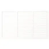 Plus Vorgartenzaun Harmoni 180 x 107 cm RAL 9010 weiß