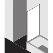 Kermi LI2T413520VAK Pendel-Falttür Liga 2T4 1350x