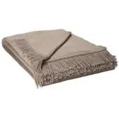 Como Wohndecke mit Fransen Sophia ¦ beige ¦ Maße (cm): B: 150