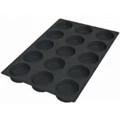 Schneider Biskuit Silikonbackform, schwarz 115345 , Höhe: 40 mm