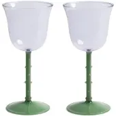 &Klevering - Dot Weinglas 180 ml, lila (2er-Set)