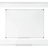 BI-Office Maya Emaillierte Whiteboard mit Aluminiumrahmen und Stahlrückseite 200x120cm
