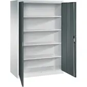 C+P Büroschrank Acurado, 1950x1200x600mm, 7035/7016