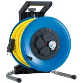 Hedi Kunststoff-Kabeltrommel Professional Plus Ø 320 mm, gelb Panzerkabel - K340U2TF