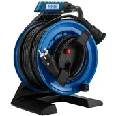 Hedi Vollkunststoff-Gerätekabeltrommel Generation 7 Companion Ø 250 mm, schwarz - G7A25NTF