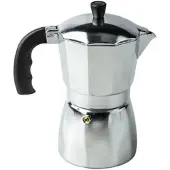 ALFA DYSER SUPREME GRAUE ALUMINIUM-KAFFEEMASCHINE 3 TASSEN