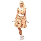 Buttinette Rock'n'Roll-Kleid "Kirschen" für Damen