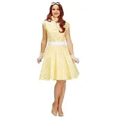 Buttinette Rock'n'Roll-Kleid, pastellgelb