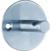 Alco Garderobenhaken Metall 5,2x4,5x5,5cm silber Packung mit 10 Stück