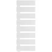 Zehnder Roda Duo Design-Heizkörper, elektrisch, links, 1509x80x550 mm, Concrete Grey
