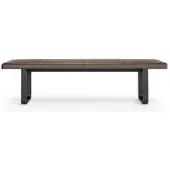 Girsberger Bank 180 cm gepolstert opt. Echtleder