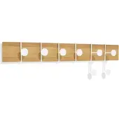 Pieperconcept Strokes and dots - Wandgarderobe weiß