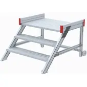 Euroline 514 Anstieg 45° 1000mm Stufenbreite 3 Stufen Alu gerieft