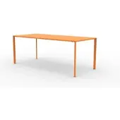 Vermobil Robuster Gartentisch Fox 200x90 cm orange AR
