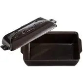 Emile Henry Brot Backform mit Deckel Schwarz
