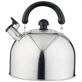 Eva Wasserkocher mit Pfeife Edelstahl Induktion 4,8l