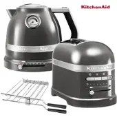 KitchenAid Artisan Wasserkocher + Toaster Medallion Silber