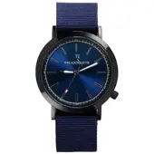 Thread Etiquette - SPORT - black / navy nato timepiece / 43 MM