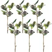 Creativ Green künstliche Pflanze Feigenzweig, 61cm, grün, 6er Set