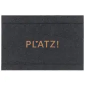 David Fussenegger Hundematte 'Platz!' 80 x 120 cm Anthrazit