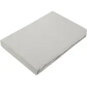 EXKLUSIV HEIMTEXTIL Jersey Spannbettlaken für Wasserbetten Rundumgummizug 200 x 220 cm Silber
