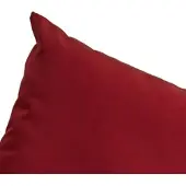 CLP Set Kissenbezüge Sofa & Fußhocker Molde rubinrot