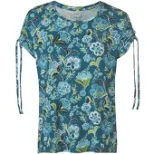 DW-Shop Viskose-Mix-Shirt, Druck petrol, 40/42