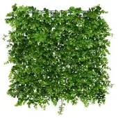 Décoris Künstliche Pflanzenwand 50x50cm Eukalyptus Wandpflanzen Kunstpflanzen Wanddeko
