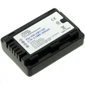AccuCell Akku wie Panasonic VW-VBY100, für PANASONIC HC V110, Li-Ion
