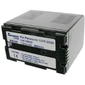 AccuCell Akku wie Panasonic CGR-D320, für PANASONIC NV GS4, anthrazit