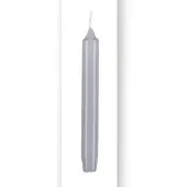 Kopschitz Kerzen Leuchterkerzen, Tafelkerzen, Haushaltskerzen Silbergrau, 200 x Ø 25 mm, 12 Stück