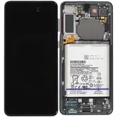 Samsung LCD Display inkl. Akku für Galaxy S21+ G996B/DS, Phantom Black