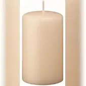 Kopschitz Kerzen 4er Adventskerzen, Adventskranz Kerzen Set Vanilla 10 x Ø 6 cm
