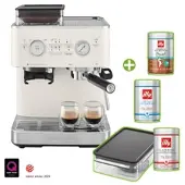 KitchenAid Artisan Espressomaschine + Mühle Porcelain White Plus Probier-Set