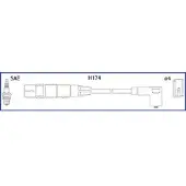 ASTEMO Hüco Zündleitungssatz [Hersteller-Nr. 134714] für Seat, Audi, VW, Skoda