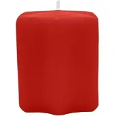 Kopschitz Kerzen Sternkerzen Weihnachtsrot Erdbeere 60 x Ø 60 mm, 8 Stück