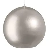 Kopschitz Kerzen Kugelkerzen Metallic Matt Stein Ø 70 mm, 6 Stück
