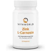 Vitaworld Zink L-Carnosin Kapseln 120 St