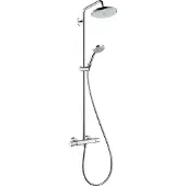 Hansgrohe Showerpipe Croma 220 EcoSmart Chrom