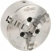 Elmag RÖHM-Dreibacken Drehfutter, DM 160, Kegel 3, DIN 55029, Stahlkörper, Camlock