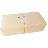 Papstar 4 X 250 Servietten, 3-lagig 1/8-Falz 40 cm x 40 cm creme