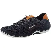 Rieker Herren Halbschuhe Schnürschuhe Sneaker 07555-14, Größe:42 EU, Farbe:Blau