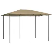 The Living Store Pavillon 3x4x2,6 m Taupe 160 g/m²
