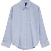 Vero Moda Langarmbluse "VMODONA LS SHIRT WVN NOOS" Baumwolle, regular fit