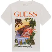 GUESS Junge T Shirt Pure White