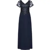 Vera Mont Abendkleid mit Stickerei in Night Sky | Gr.: 46
