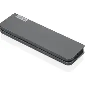 Lenovo 40AU0065UK laptop-dockingstation & portreplikator Kabelgebunden USB 3.2 Gen 1 (3.1 Gen 1) Type-C Schwarz (40AU0065UK)